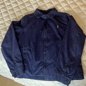 Men’s Ralph Lauren polo jacket, navy blue, great condition!